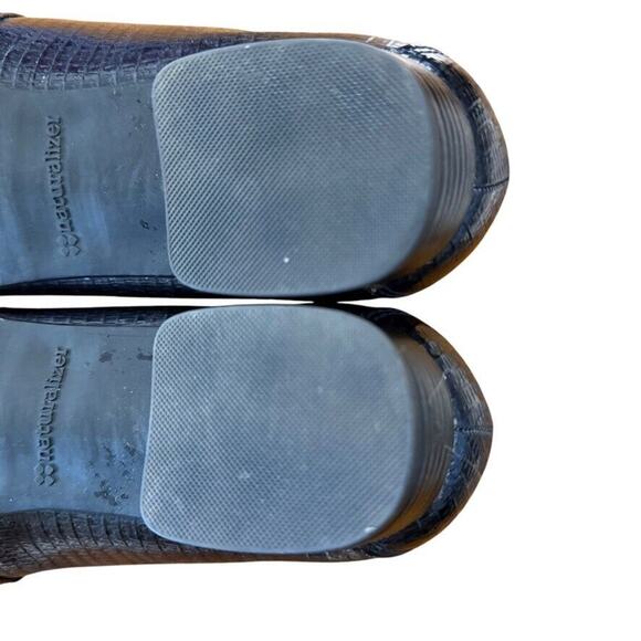 Naturalizer Benefit Womens Reptile Navy Block Heel Loafers Slip On Shoes 8.5 N - Picture 14 of 16